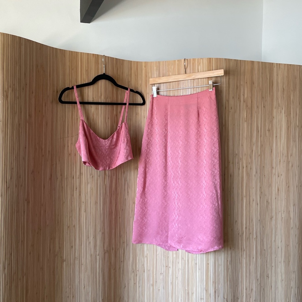 Barbie Pink Matching Set by Reformation